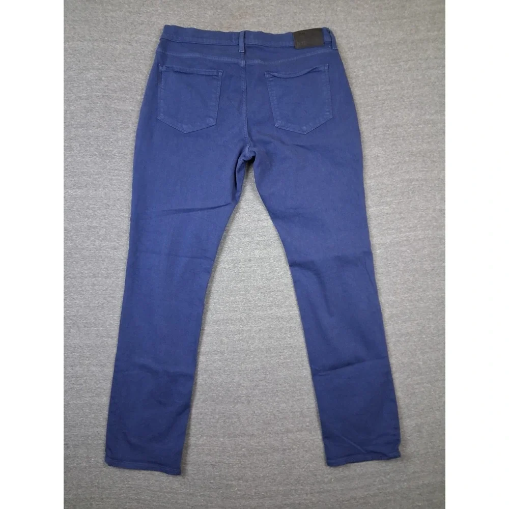 Paige Mens Jeans 34 Blue Federal Slim Straight Indigo Smart Casual Quiet Luxury